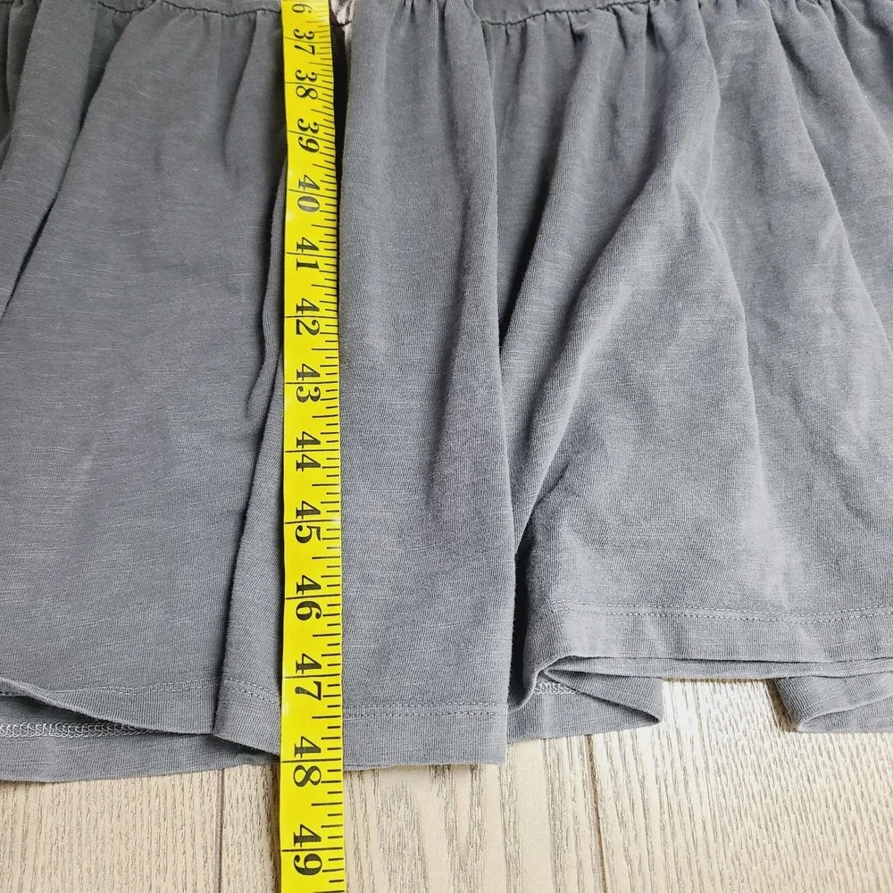 Old Navy Maxi Dress Gray Knit Tiered Sleeveless‎ Casual Stretch Flowy Small S